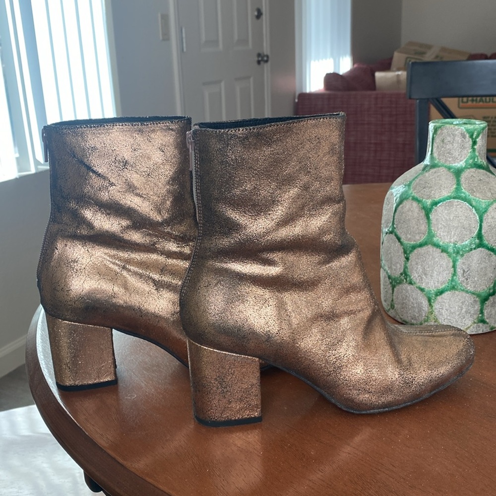 Free People Coppery Boots. Perfect for festive activities!